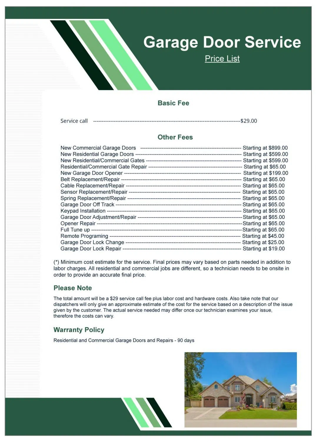 Avondale Garage Door And Opener Avondale, AZ 623-295-3080